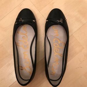 Genuine beautiful Sam Edelman black leather flats